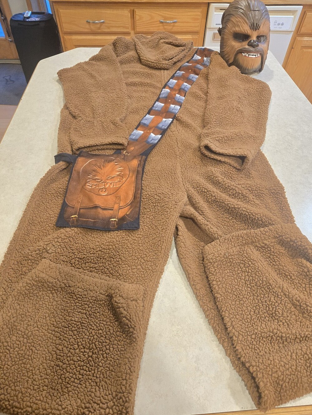 Chewbacca Star Wars Costume. Adult XL.